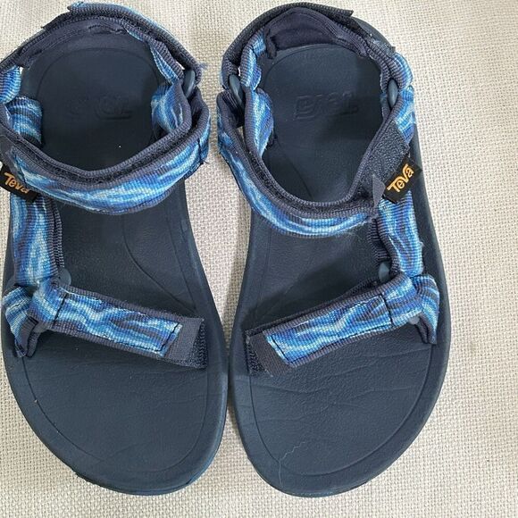 Teva Hurricane XLT 2 Sandals Waves Mood Indigo Blue Size 13 ? Hike Walk Camp - Picture 2 of 4